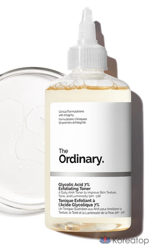 Тонер The Ordinary Glycolic Acid 7% Exfoliating Toner, 100 мл, 1 шт.