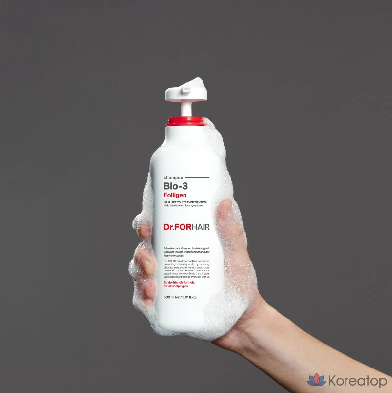 Шампунь Dr. Forhair Foligen Bio 3, 500 мл, 1 шт.