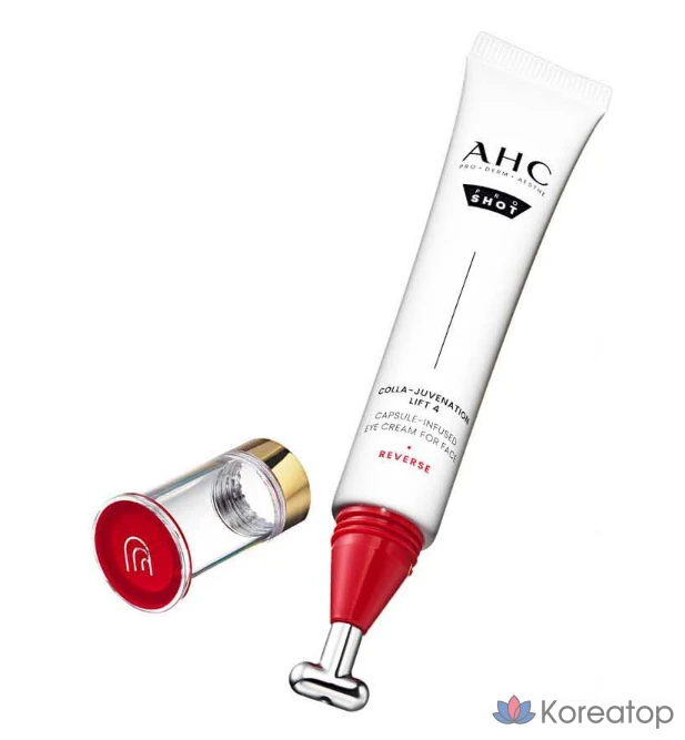 Крем для лица AHC Pro Shot Collagen Juvination Lift 4 Capsule Infused Eye Cream for Face, 30 мл, 1 шт.