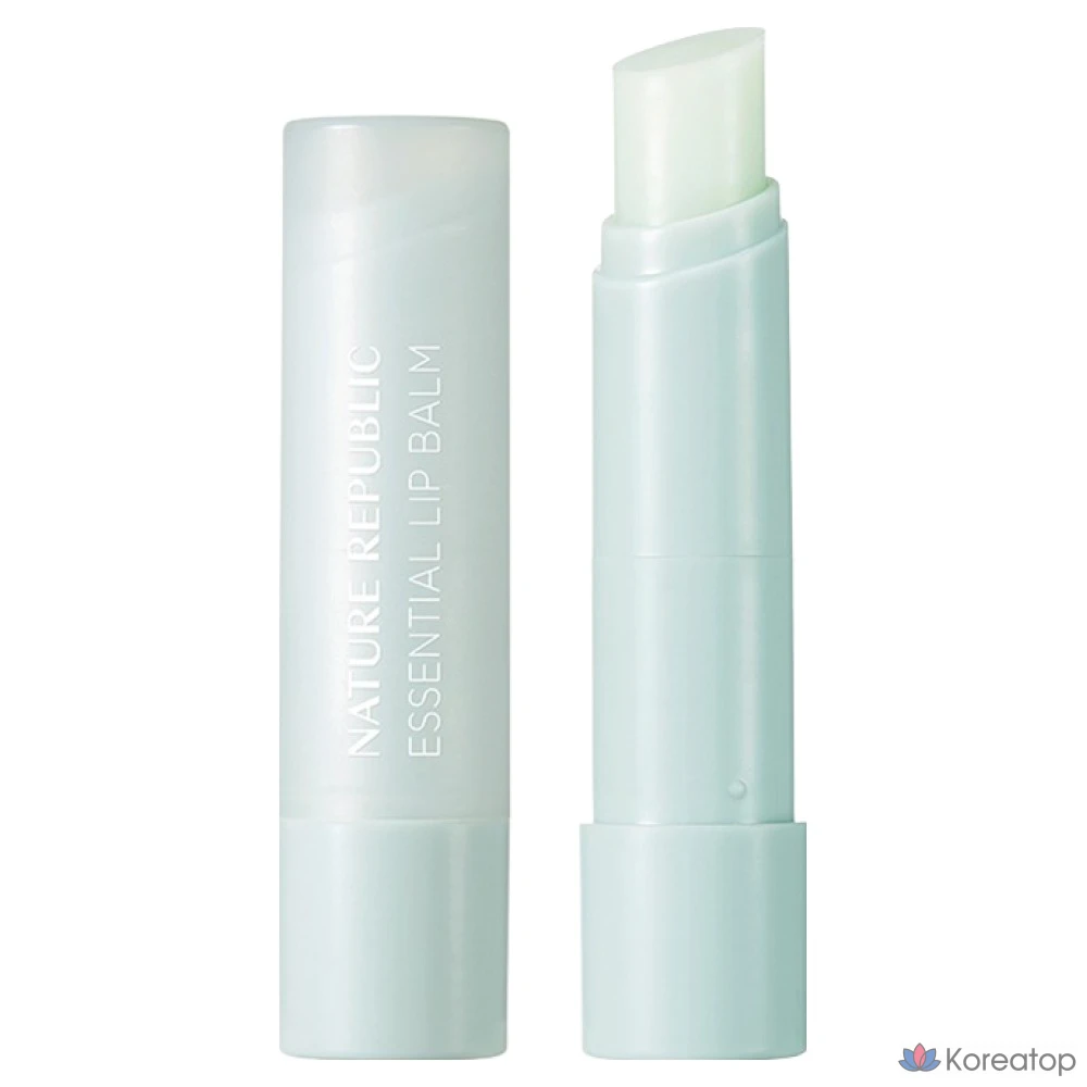 Бальзам для губ Nature Republic Essential Lip Balm, оттенок 01 Peppermint, 3.2 г, 1 шт.
