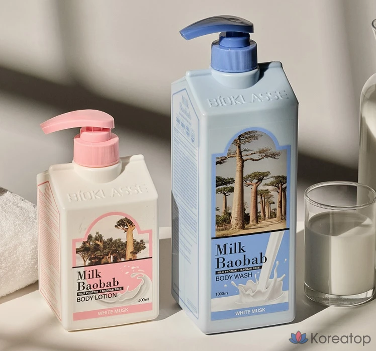 Лосьон для тела Milk Baobab Body Lotion, аромат White Musk, 500 мл, 1 шт., фото 4