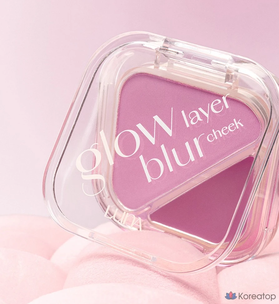 Румяна Luna Glow Layer Blur Cheek, оттенок 11 Pink Lollipop, 8.5 г, 1 шт., фото 9