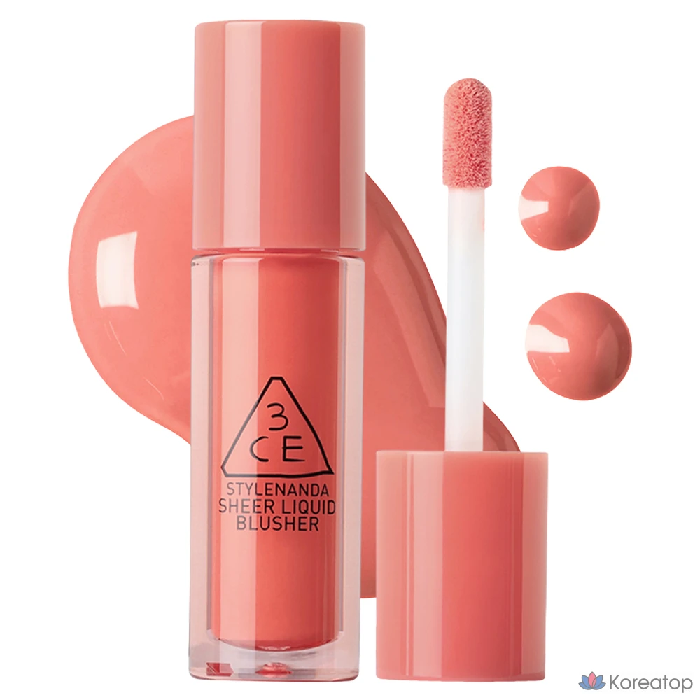Тинт для щек 3CE Sheer Liquid Blusher, оттенок Joyful Affair, 1 шт.