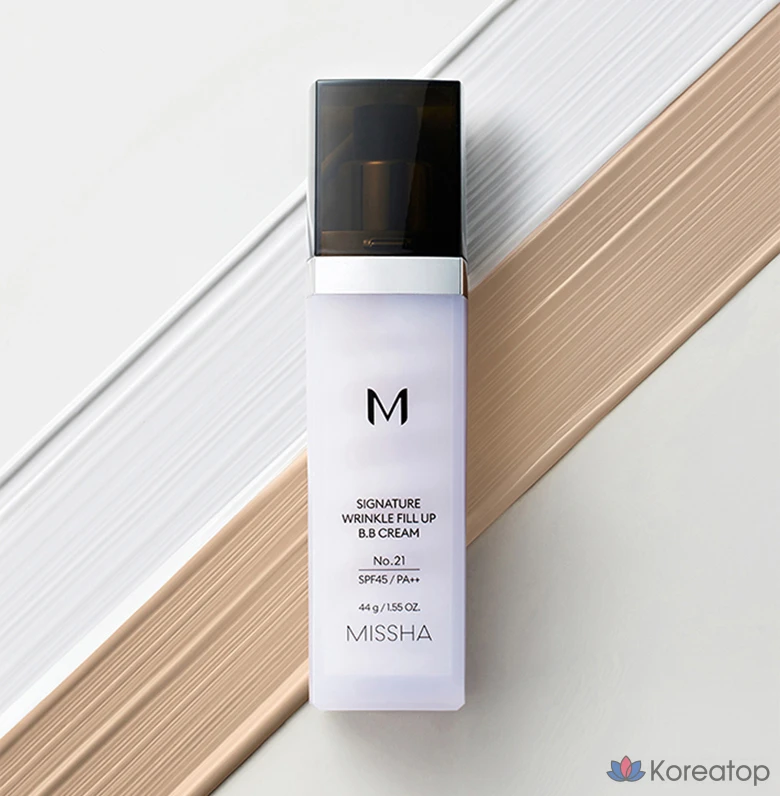 BB-крем Missha M Signature Wrinkle Fill-up BB Cream SPF45 PA++, оттенок 21, 44 г, 1 шт., фото 5