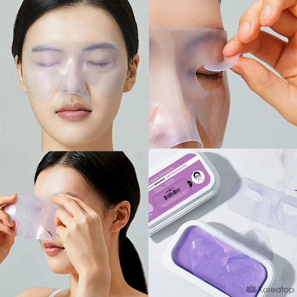 Патчи для глаз LOLO SKINNY Big Size Collagen Hydrogel Sleeping Eye Patch, 30 шт.