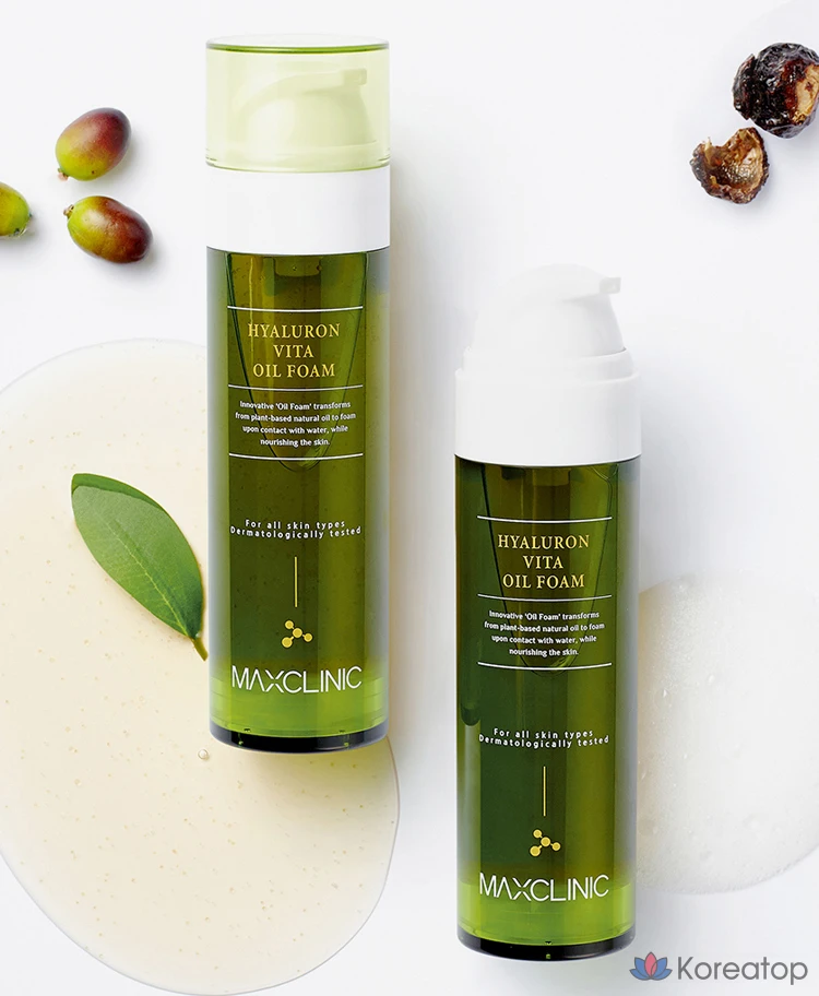 Очищающая пенка MAXCLINIC Hyaluron Vita Oil Foam, 110 г, 1 шт.