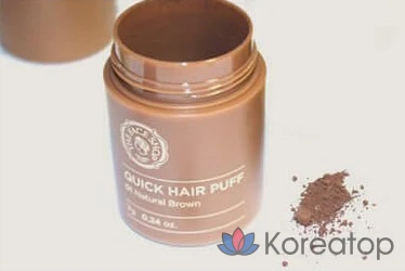 Пудра для волос The Face Shop Quick Hair Puff, оттенок Natural Brown, 7 г, 1 шт.