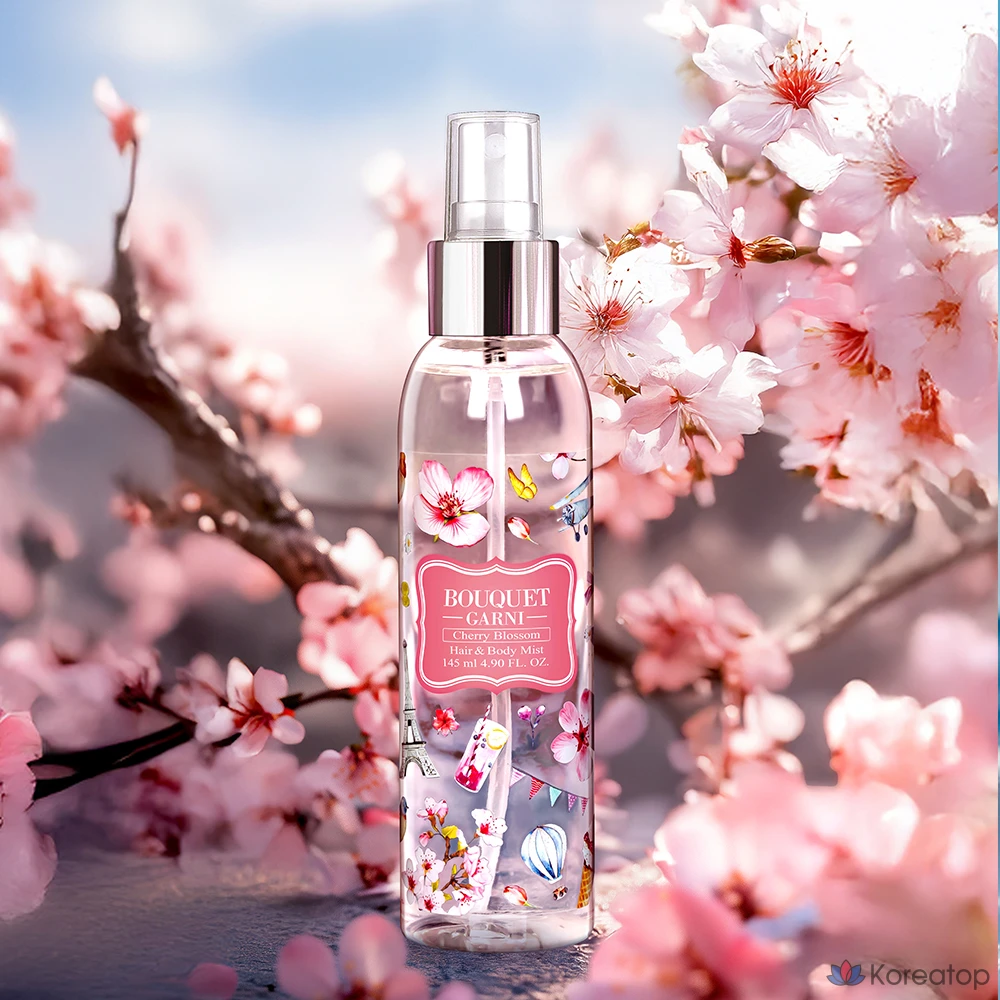 Мист для волос и тела Bouquet garni Cherry Blossom, 145 мл, 1 шт.