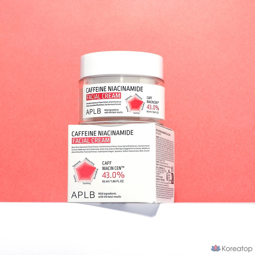 Крем для лица APLB Caffeine Niacinamide Facial Cream, 55 мл, 1 шт.