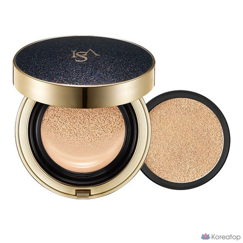 Кушон Isa Knox Age Focus Phyto-Retinol Extreme Cover Cushion Set (Cushion + Refill), оттенок 23, 15 г, 1 шт.