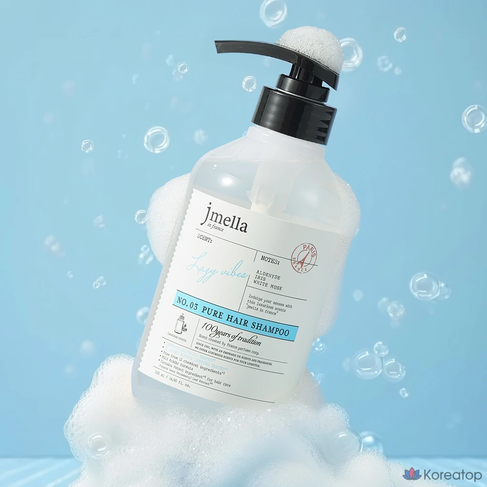 Шампунь Jmella In France Pure Lazy Vibe Hair Shampoo White Musk, 500 мл, 1 шт.