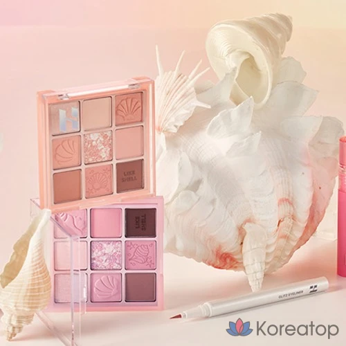Палетка теней Holika Holika My Fave Mood Eye Palette, оттенок Shell in the Sea, 1 шт., фото 9