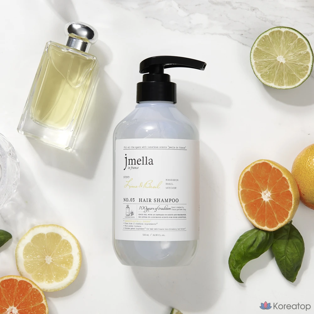 Шампунь Jmella In France Lime &amp; Basil Hair Shampoo Citrus, 500 мл, 1 шт.