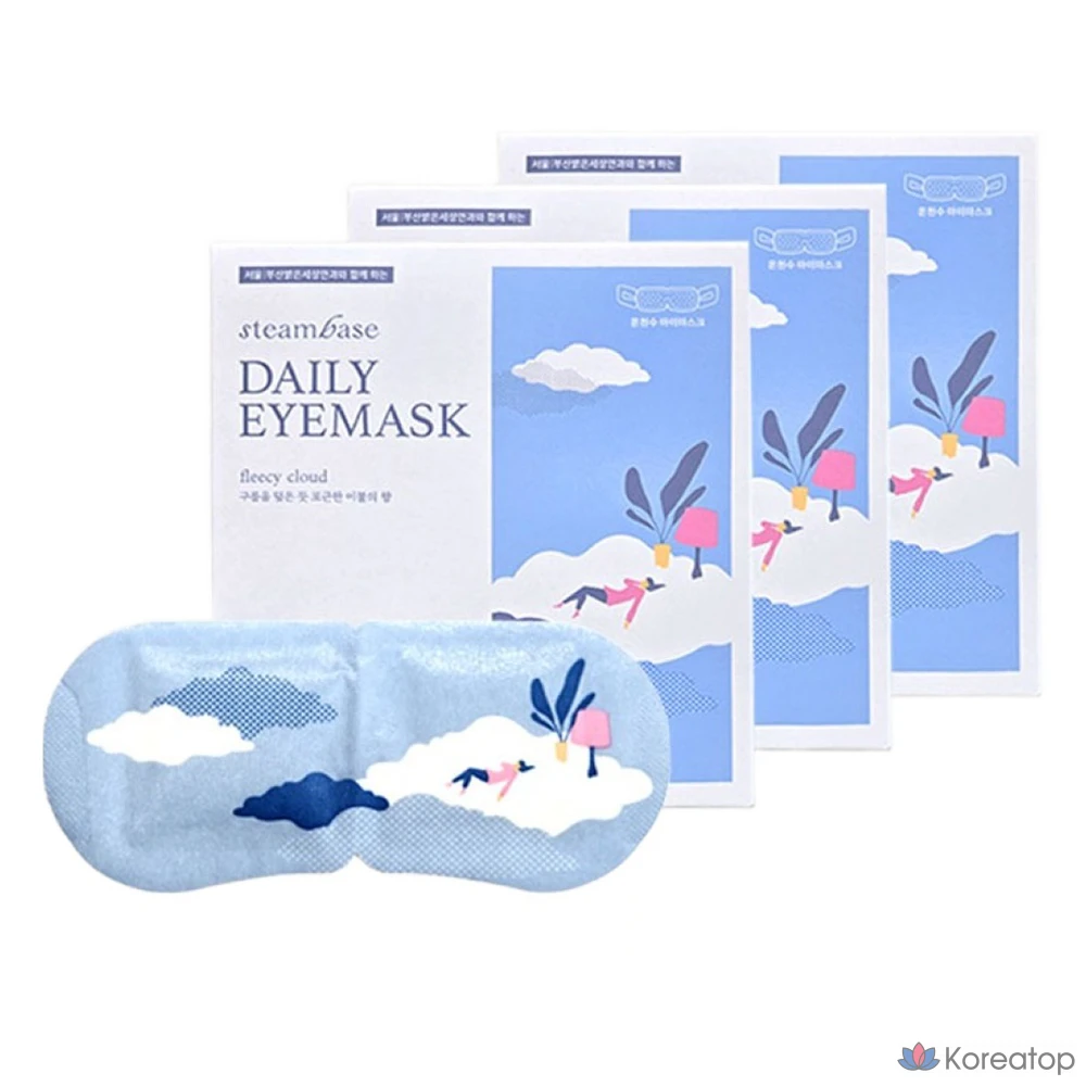 Тканевая маска для глаз Steambase Daily Eye Mask Cloud Blanket Scent, 15 шт.