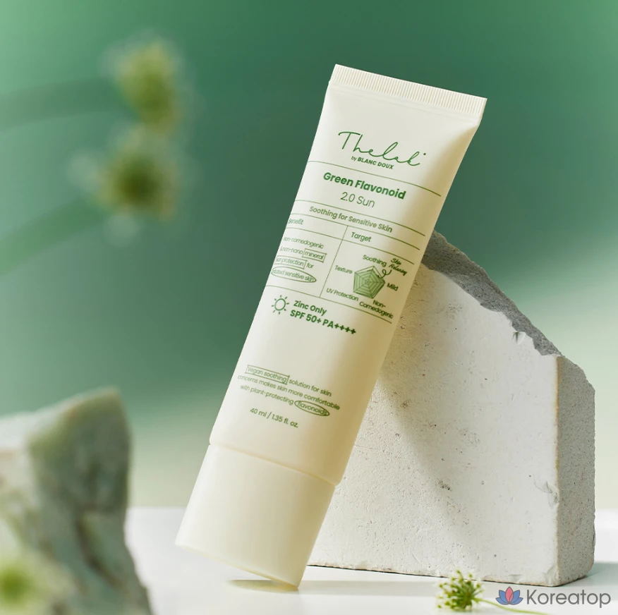 Солнцезащитный крем THE LAB by blanc doux Green Flavonoid 2.0 Sun SPF 50+ PA++++, 40 мл, 1 шт.
