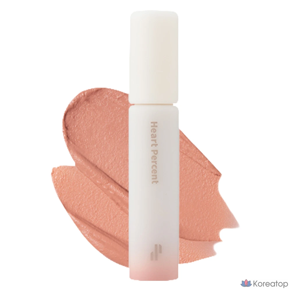Бальзам для губ Heart Percent Dot On Mood All Cover Lip Base, оттенок 02 Creamy Rose, 4.1 г, 1 шт.