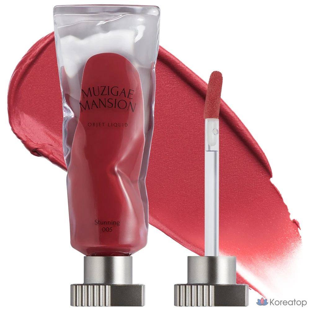 Тинт для губ Muzigae Mansion Objet Liquid Tint, оттенок 005 Stunning, 1 шт.