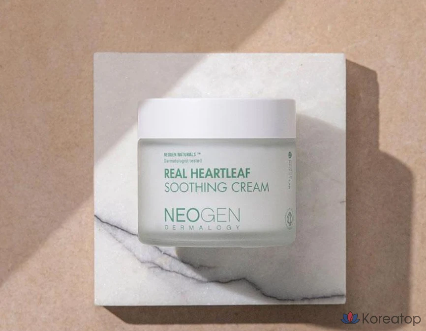 Крем для лица Neogen Dermalogy Real Heartleaf Soothing Cream, 80 г, 1 шт.