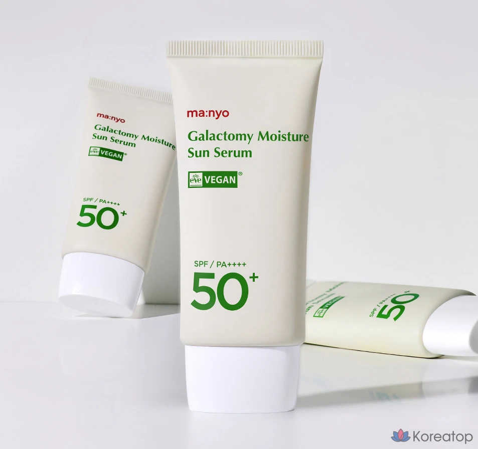 Солнцезащитный крем-сыворотка Manyo Factory Galactomy Moisture Sun Serum SPF50+ PA++++, 50 мл, 1 шт.