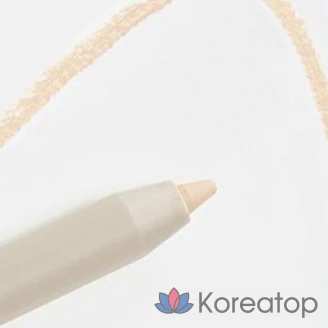 Айлайнер-карандаш Heart Percent Dot On Mood Gel Eyeliner Pencil, оттенок 06 Cream Beige, 1 шт., фото 2