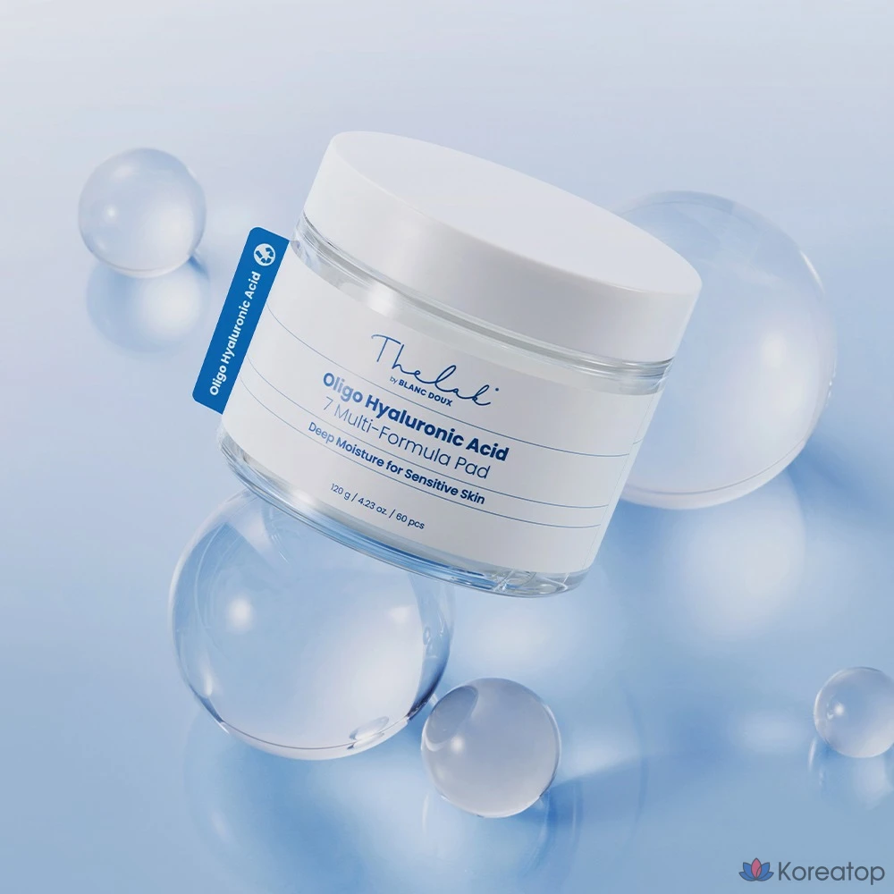 Пэды для лица THE LAB by blanc doux Oligo Hyaluronic Acid 7 Multi Formula, 120 г, 60 шт.