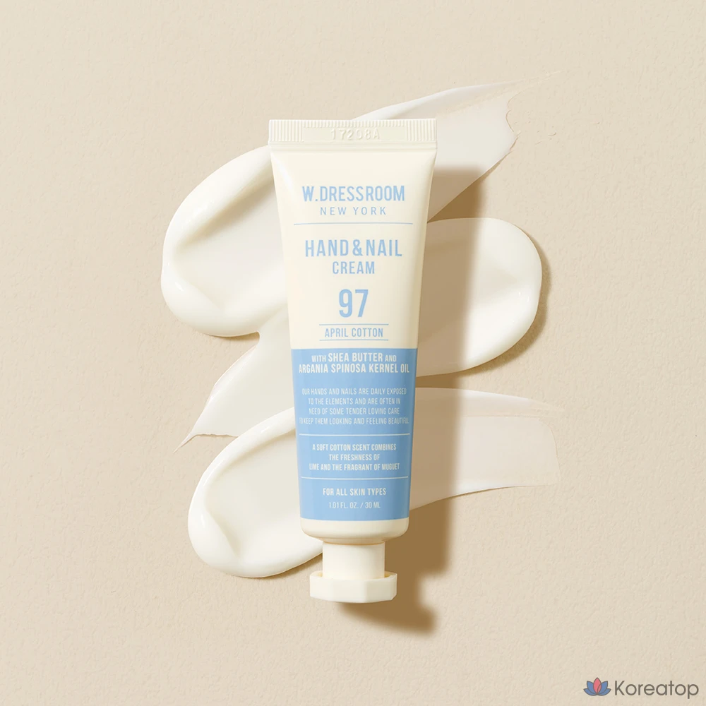 Набор для ухода W.Dressroom Perfume Hand &amp; Nail Cream 3-piece Set (White Soap + April Cotton + Peach Blossom), 1 шт.