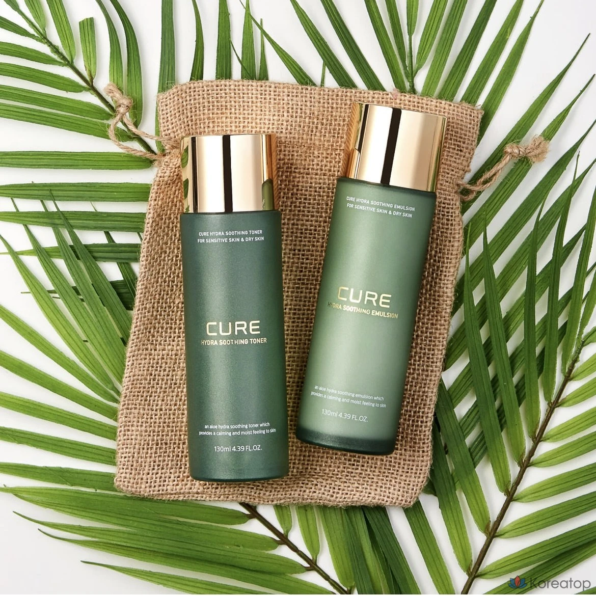 Набор для ухода KIM JEONG MOON Aloe Hydra Soothing Toner Emulsion 2x Cream, 1 шт.