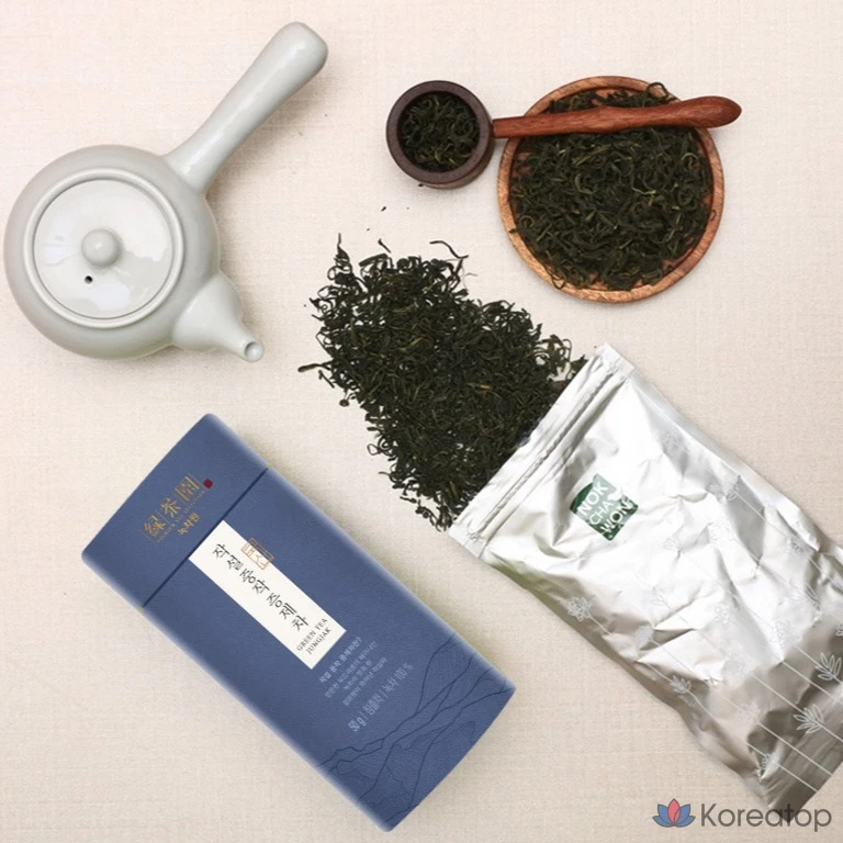 Чай Nokchawon Jakseol Jungjak Jeungje Tea, 50 г, 1 шт.