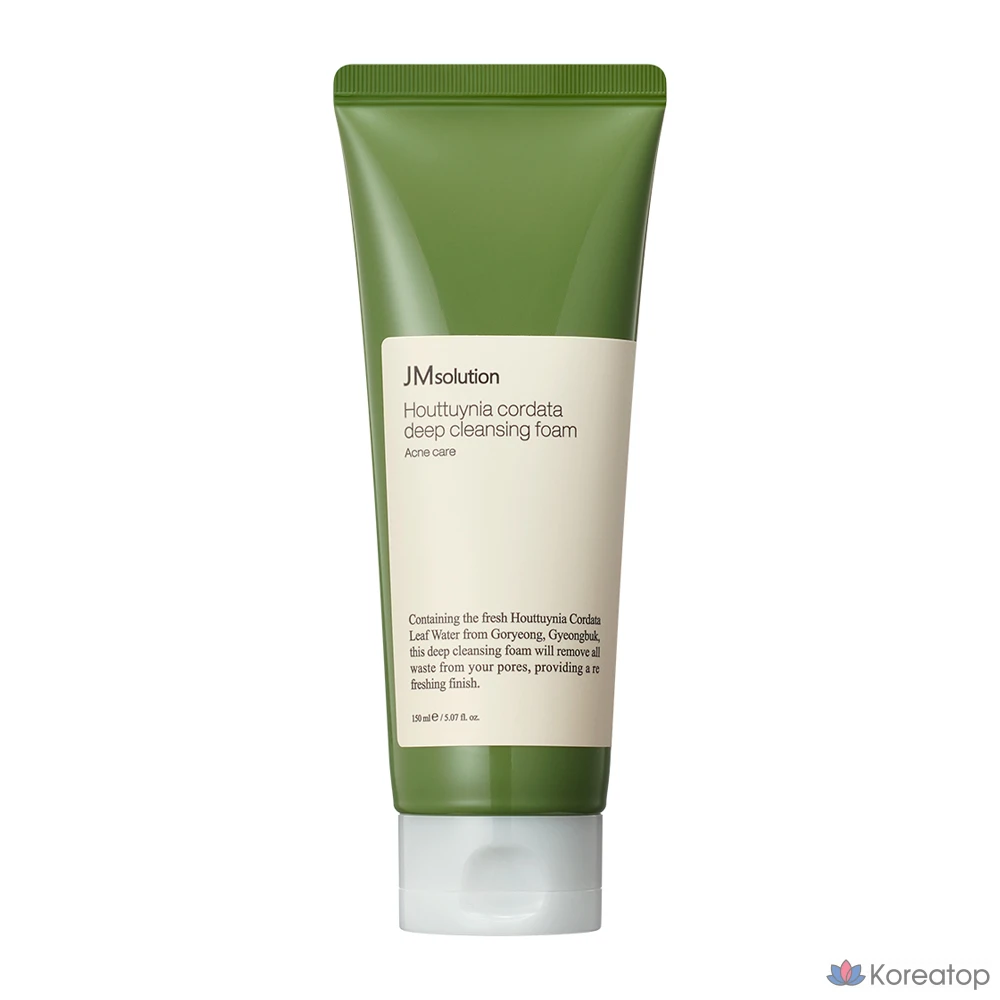 Очищающая пенка JM Solution Houttuynia Cordata Deep Cleansing Foam, 150 мл, 1 шт.