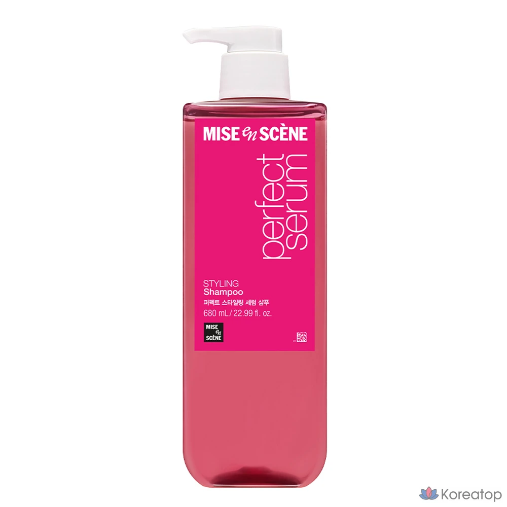 Шампунь для укладки Mise en Scene Perfect Hair Serum Styling Shampoo, 680 мл, 1 шт.