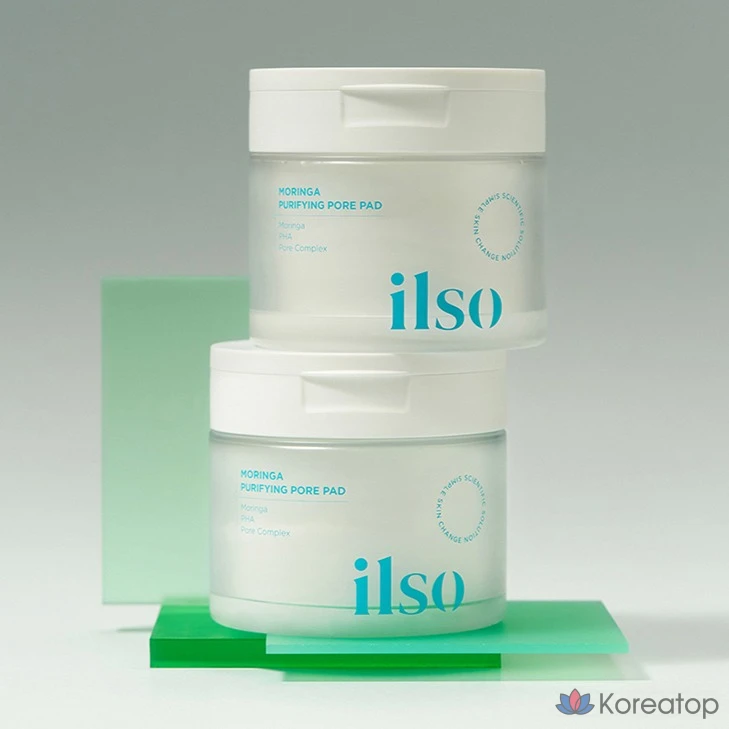 Пэды для лица Ilso Moringa Purifying Pore Pad, 160 мл, 60 шт.