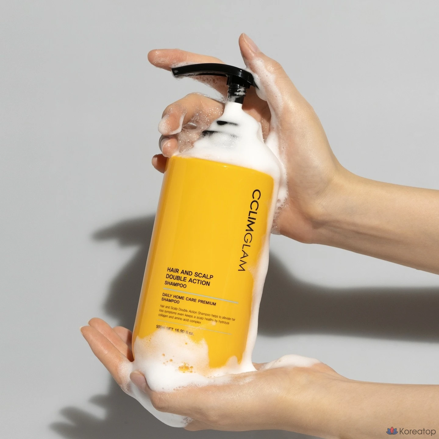 Шампунь CCLIMGLAM Hair & Scalp Double Action Sulfate Free Zinc Pyrithione Protein, 500 мл, 1 шт.
