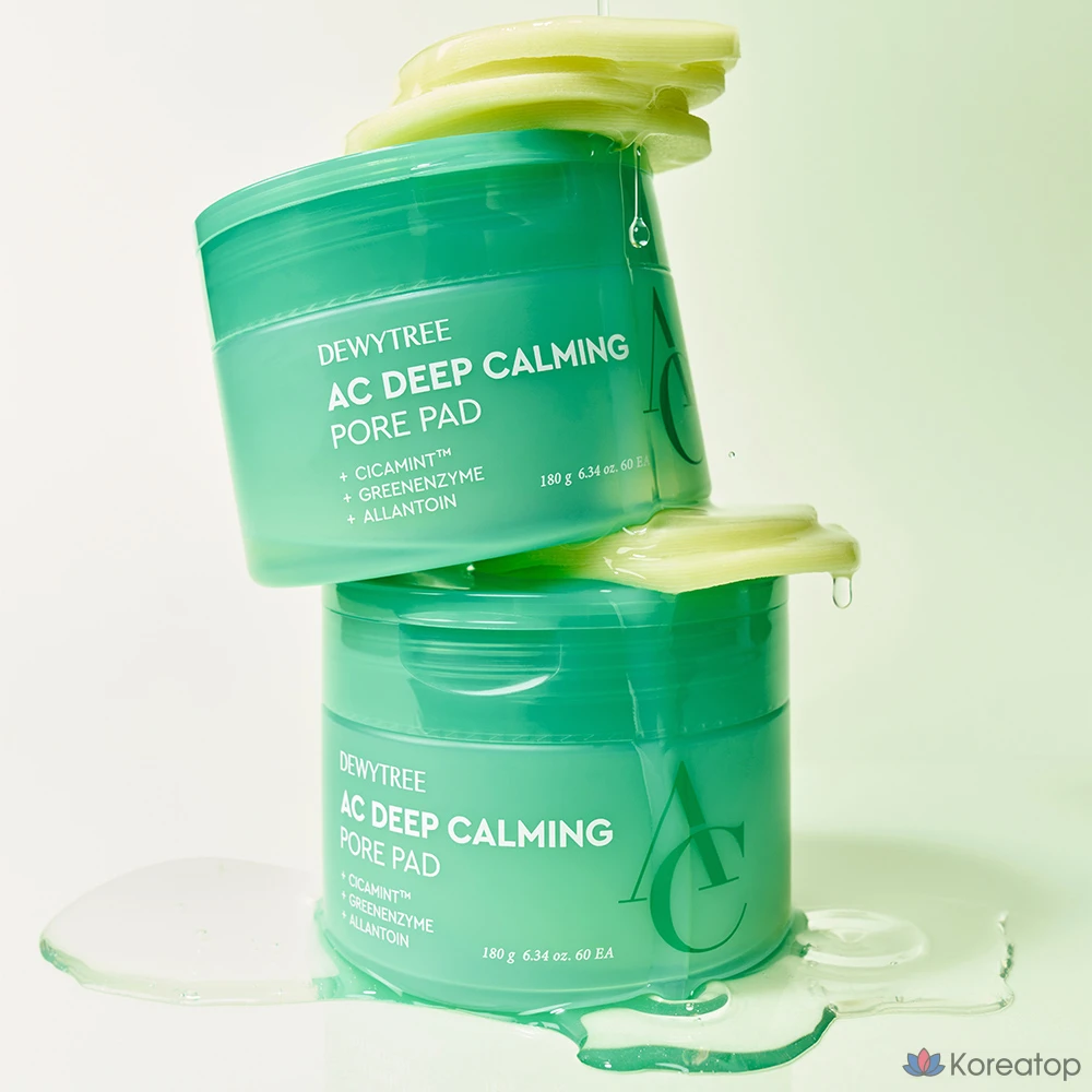 Пэды Dewytree AC Deep Calming Pore Pad, 180 г, 60 шт.