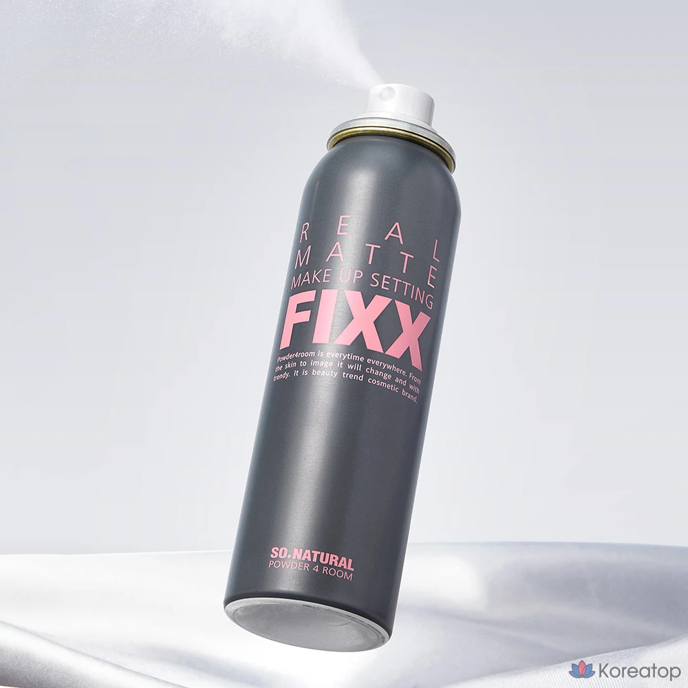 Фиксирующая пудра для макияжа So Natural Powder Pore Real Matte Makeup Setting Fixer, 75 мл, 1 шт.