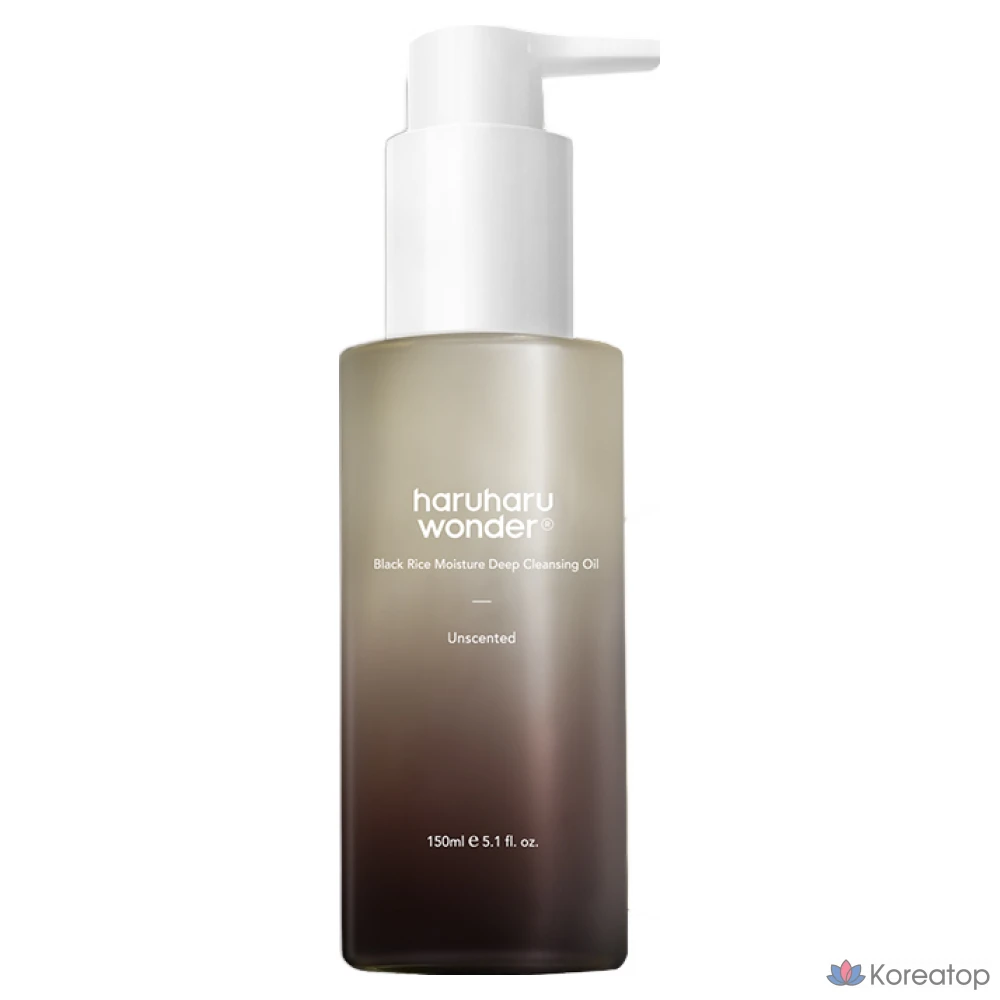 Гидрофильное масло Haruharu Wonder Black Rice Moisture Deep Cleansing Oil, 150 мл, 1 шт.