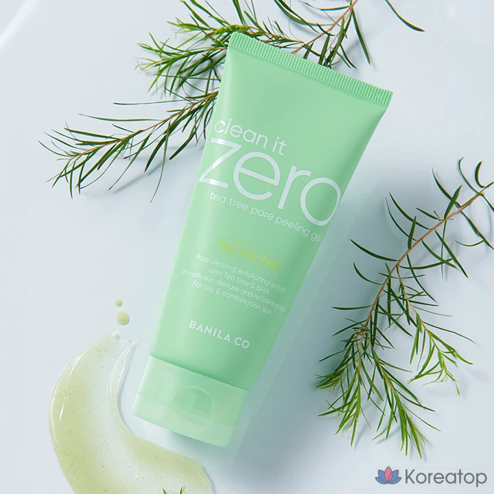 Пилинг-гель BANILA CO Clean It Zero Tea Tree Pore Peeling Gel, 120 мл, 1 шт.