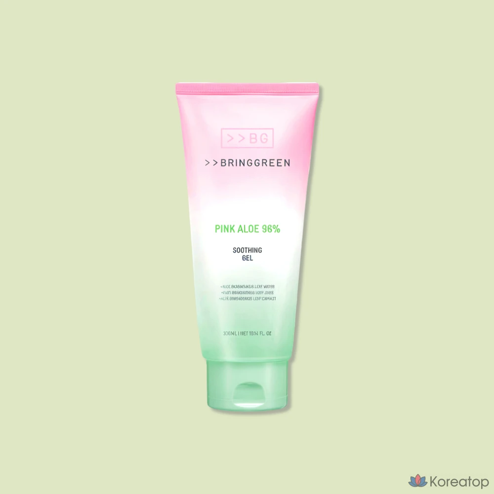 Успокаивающий гель Bring Green Pink Aloe 96% Soothing Gel, 300 мл, 1 шт.