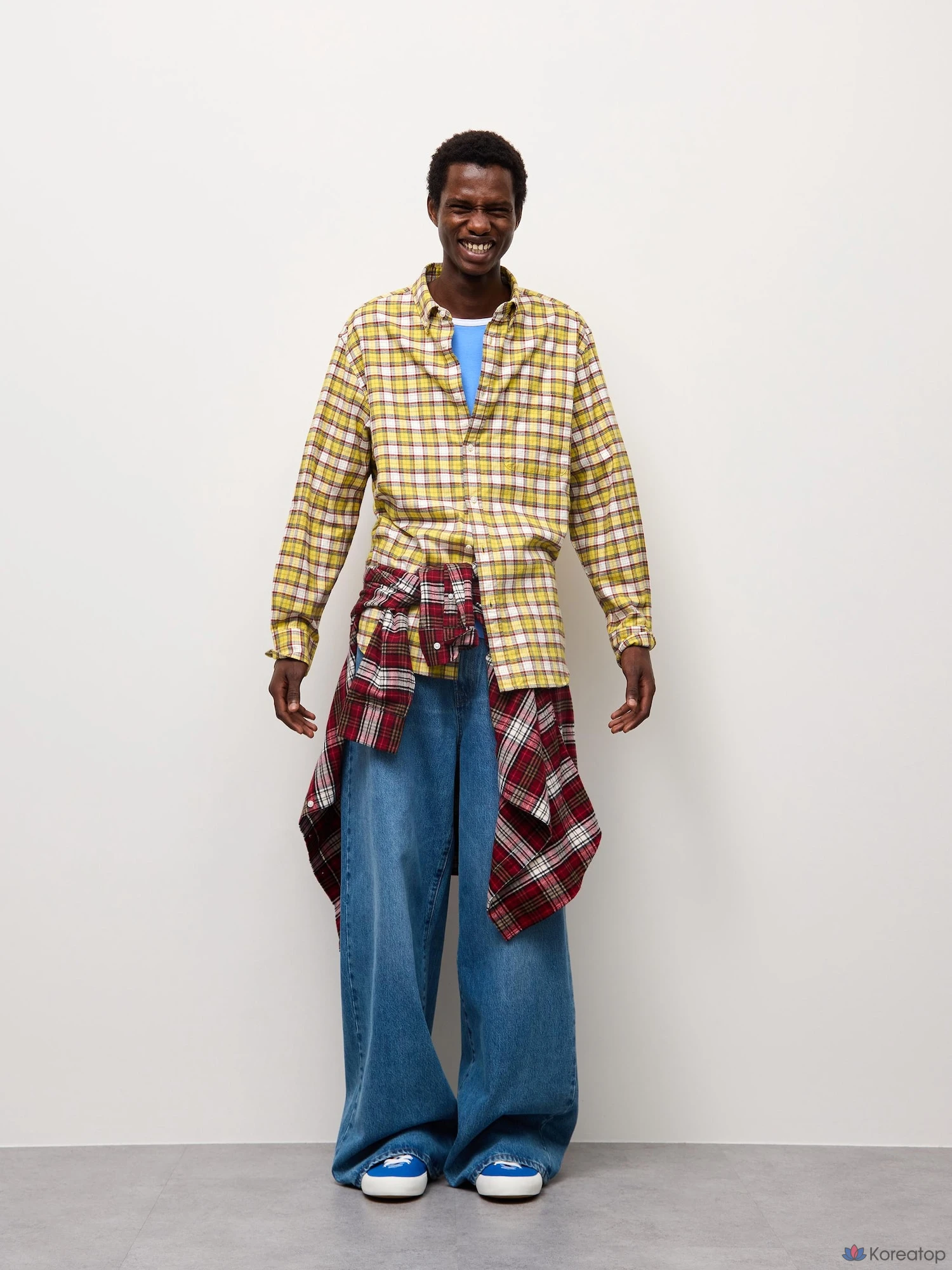 Рубашка Uniqlo Flannel Check Shirt B