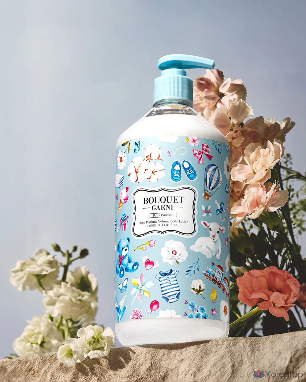 Лосьон для тела Bouquet Garni Deep Perfume Volume Body Lotion, аромат Baby Powder, 1 л, 1 шт.