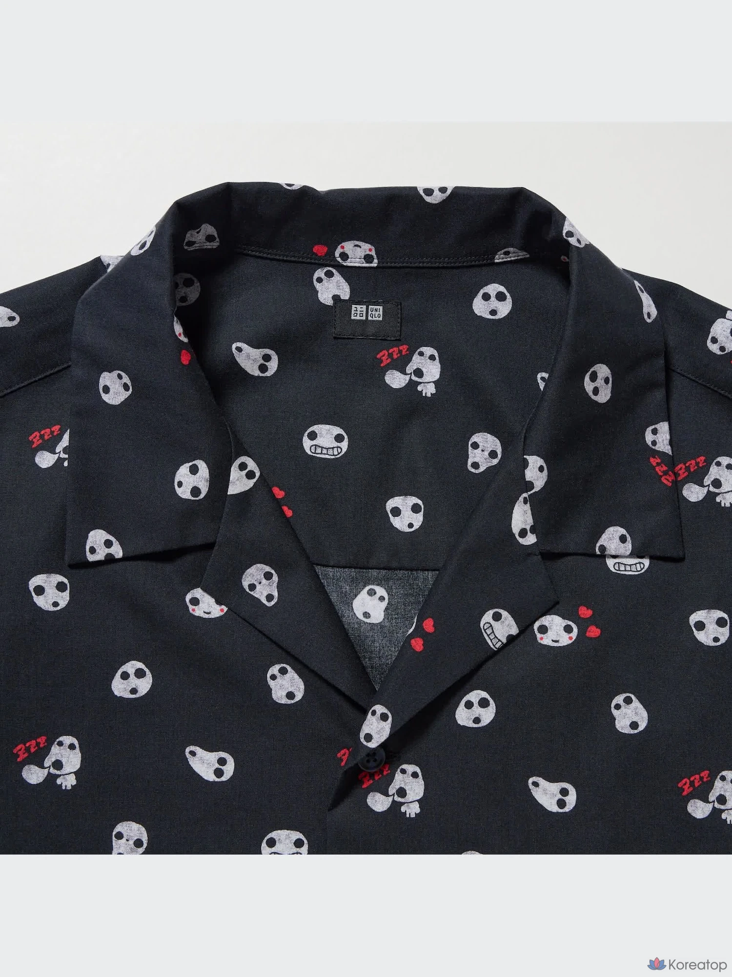 Рубашка Uniqlo Studio Ghibli Open Collar Shirt (Short Sleeve) C