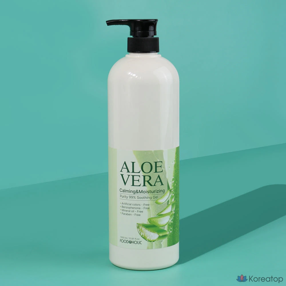 Гель для лица FoodaHolic Aloe Vera Soothing Gel, 1 л, 1 шт.