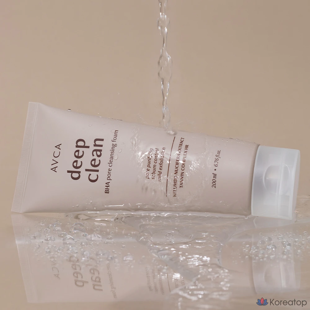Очищающая пенка AVCA Pore Deep Clean BHA Cleansing Foam, 200 мл, 1 шт.