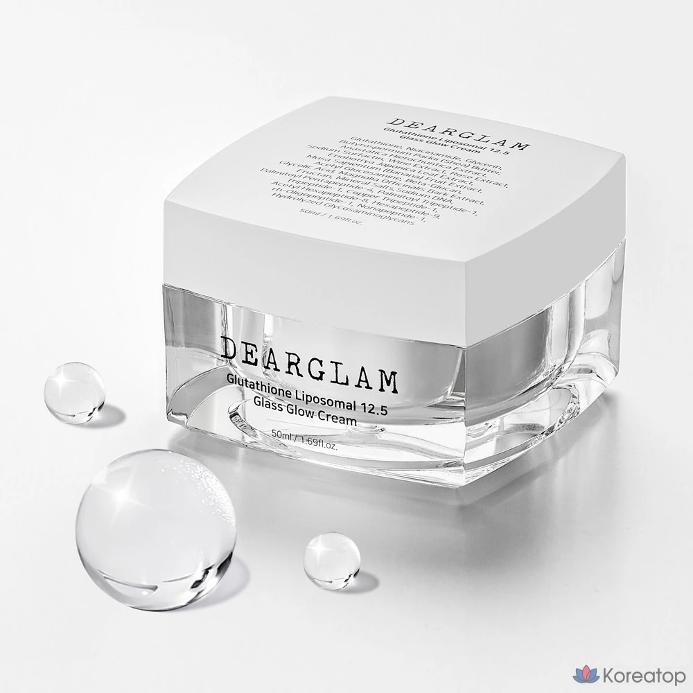 Крем DEARGLAM Glutathione Liposome 12.5 Glass Ball Bright Volume Cream, 50 мл, 1 шт.
