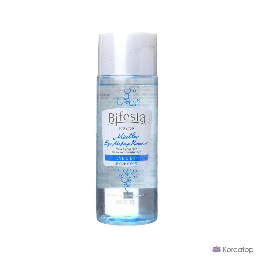 Гидрофильное средство для снятия макияжа Bifesta Low Irritation Lip & Eye Makeup Remover, 145 мл, 1 шт.