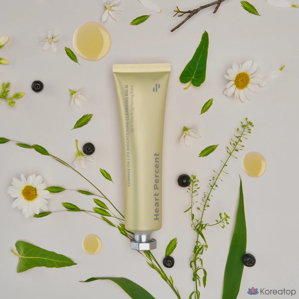 Очищающий бальзам Heart Percent Comma's On Life Brightening Cleansing Balm, 80 мл, 1 шт.