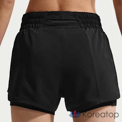Шорты женские Nike Dri-FIT One Mid-Rise 3-Inch 2-in-1 Shorts