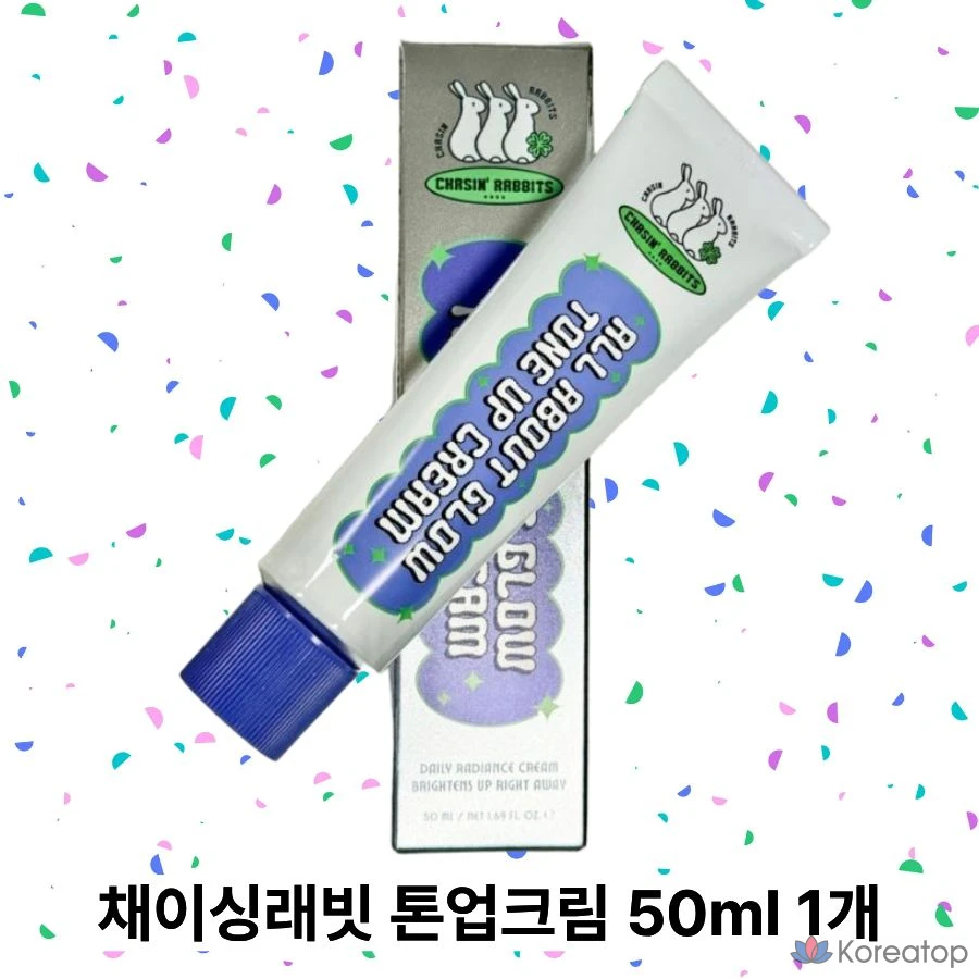 Тональный крем Chasin Rabbits All About Glow Tone-up Cream, 50 мл, 1 шт.
