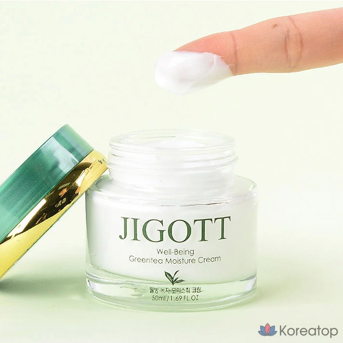 Набор для ухода Jigott Wellbeing Green Tea 3-piece Set (Toner + Lotion + Cream), 1 шт.