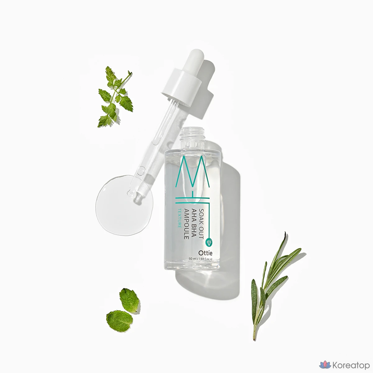 Ампульная сыворотка Ottie Sock Out AHA BHA Ampoule, 50 мл, 1 шт.