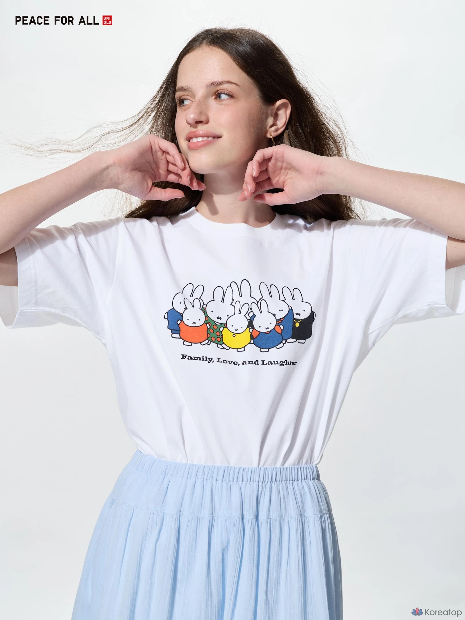 Футболка Uniqlo PEACE FOR ALL Graphic T (Regular Fit) Dick Bruna, фото 3